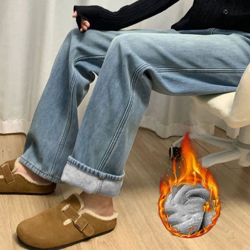 デニムパンツ ♥ ワイド 裏起毛 レディース パンツ ワイドパンツ ガウチョパンツ 体型カバー ゆったり ズボン 裏ボア 美脚 裏起毛デニムワイドパンツ ハイウエスト ジーンズ ジーパン 厚手 おしゃれ 可hanniu 54