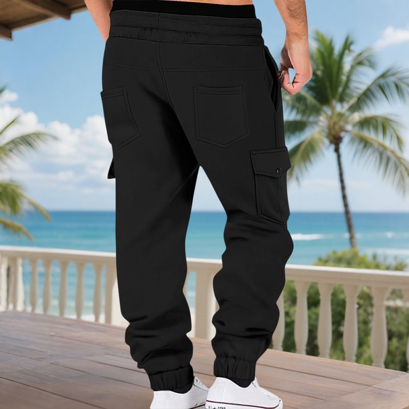 カーゴパンツ 未使用 メンズ ジョガーパンツ ワークパンツ ウエスト