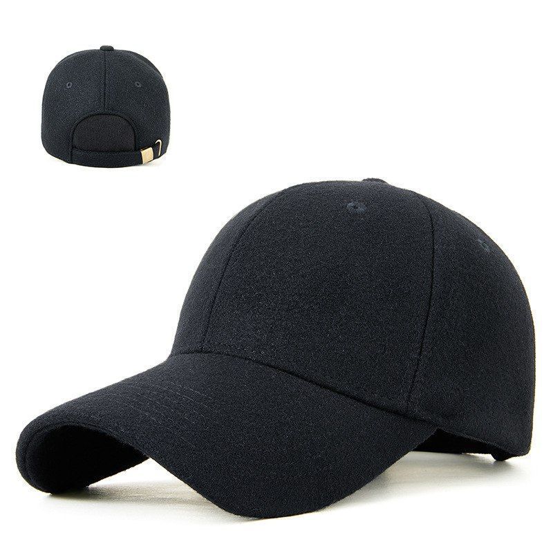 ウール混シンプルキャップzhonglan