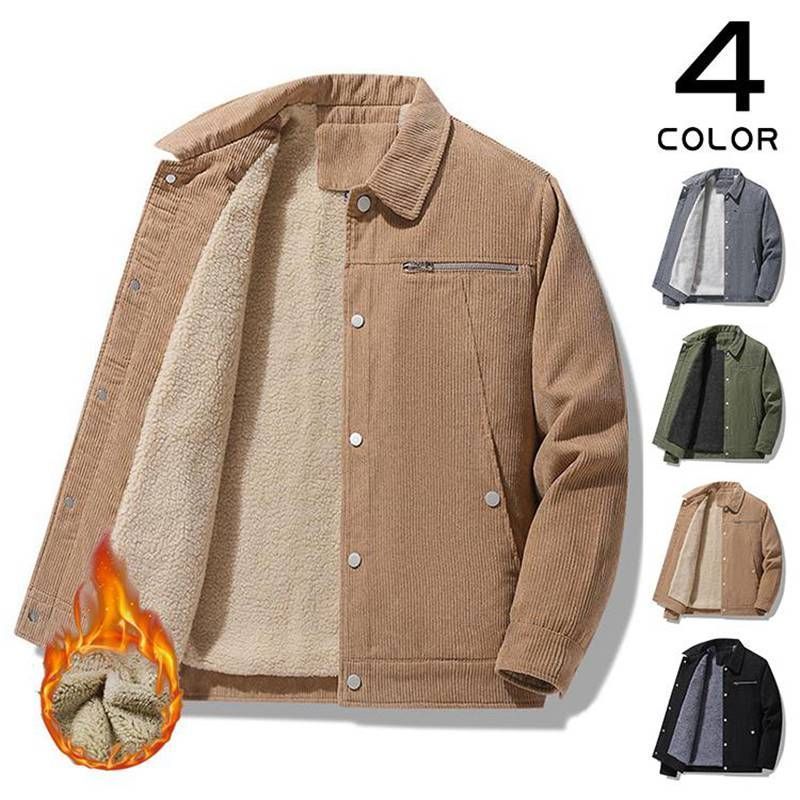 メンズ ミリタリージャケット ボアジャケット ブルゾン 秋物ジャケット 裏起毛 防寒 ムートンジャケット 秋 冬物 アウトドア 厚手 hyxz 151