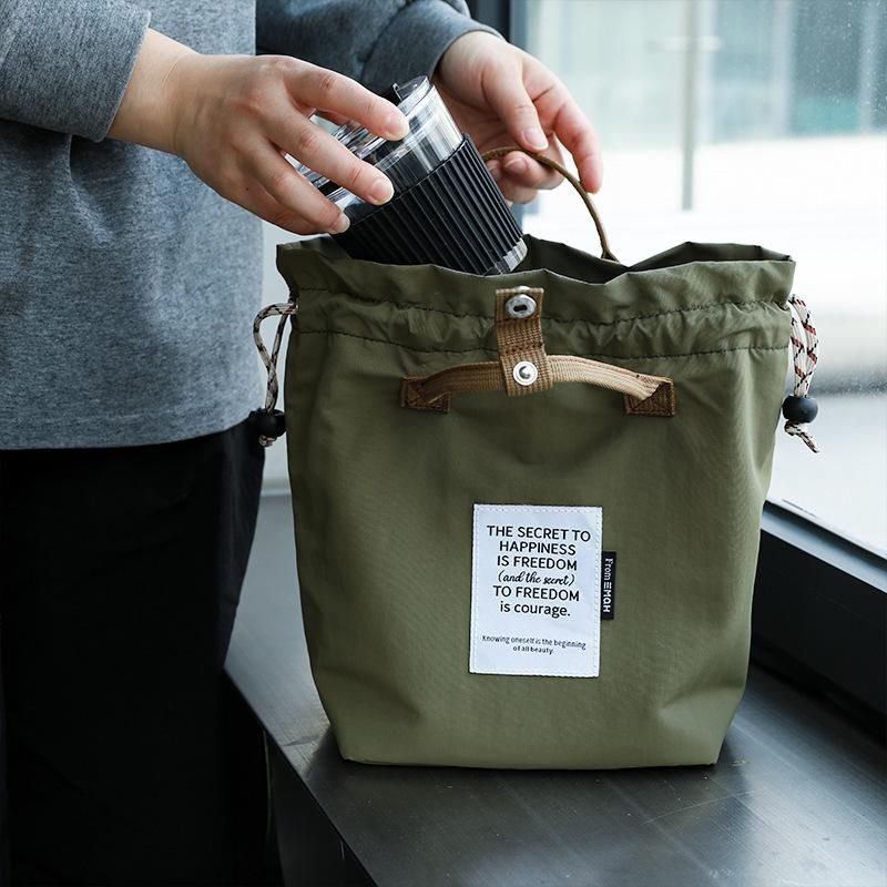 ランチバッグ ♥ お弁当袋 巾着 保冷 保温 弁当袋 保冷バッグ 高校生 お弁当 ランチケース お弁当入れ 撥水 洗える バッグ 軽量 アウトドア xyxzz 53