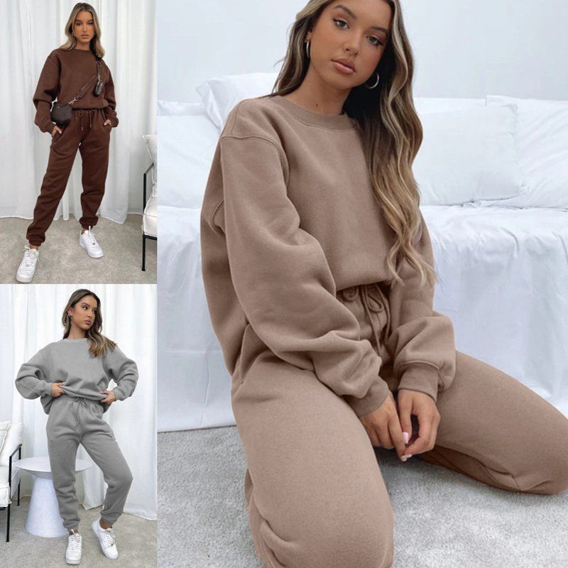 ルームウェア ♥ 上下セット 韓国 レディース セットアップ セット スウェットパンツ スウェット パジャマ 長袖トレーナー パンツ ボトムス 秋 冬 春 大きいサイズ 大人可愛い ジャージ 部屋着 lbl 20