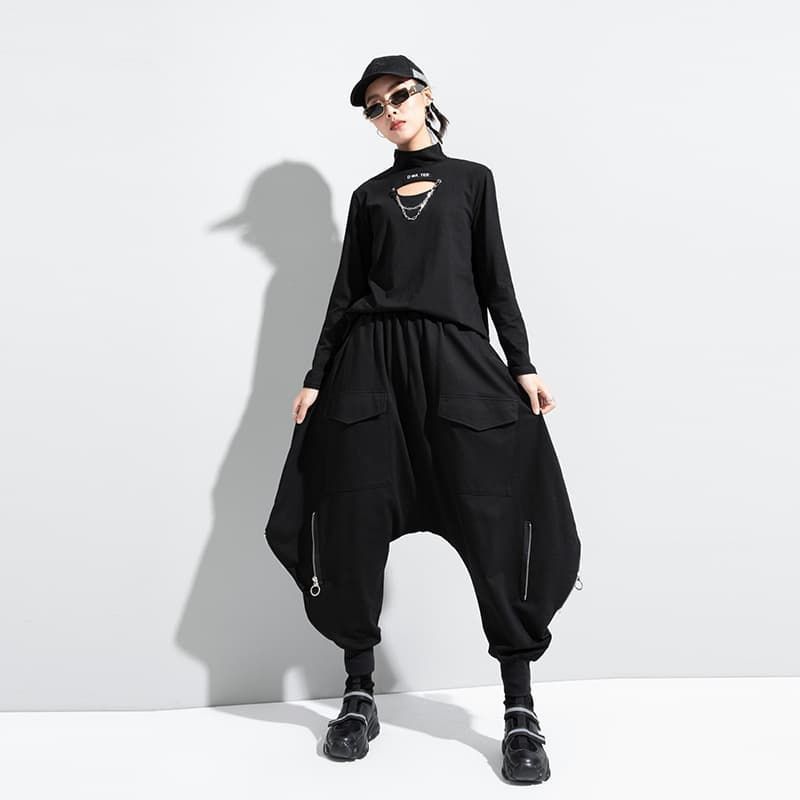 サルエルジョガーパンツ