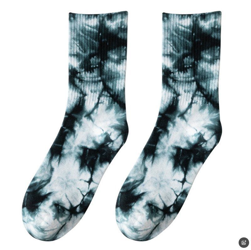 靴下 タイダイ染め