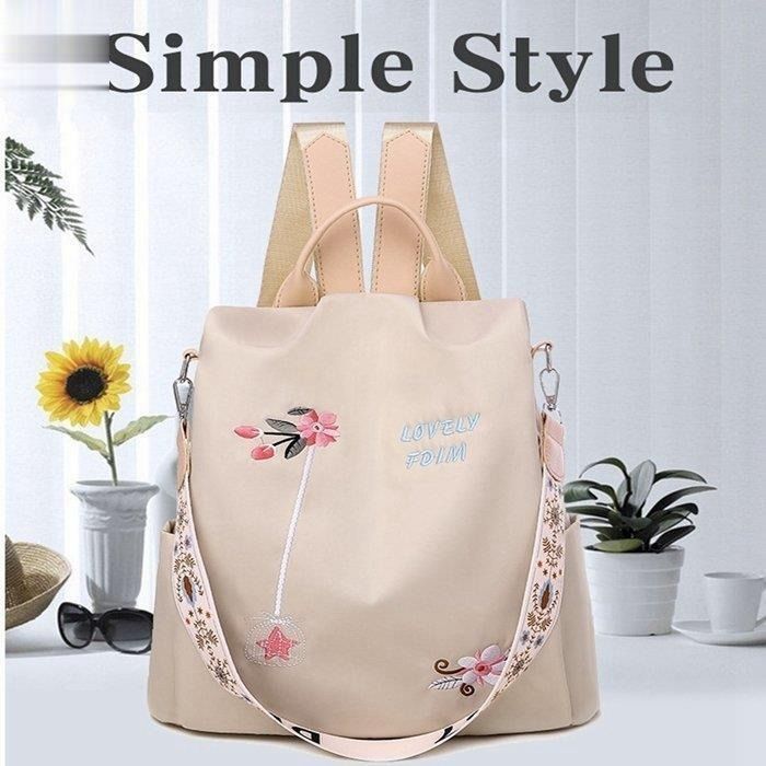 リュックサック レディース リュック 大容量 A 4 肩掛け 斜め掛け 3 way 通勤 可愛い 軽い おしゃれ 通学 マザーズバッグ 黒 女性 花柄hyxz 58