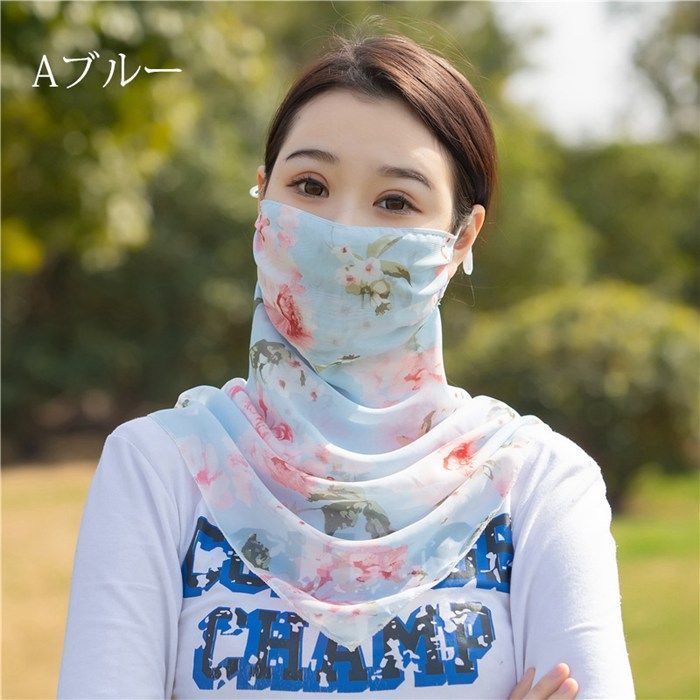 シフォン バンダナ