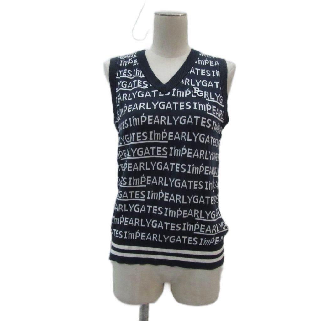 パーリーゲイツ PEARLY GATES ゴルフウェア ニットベスト プルオーバー