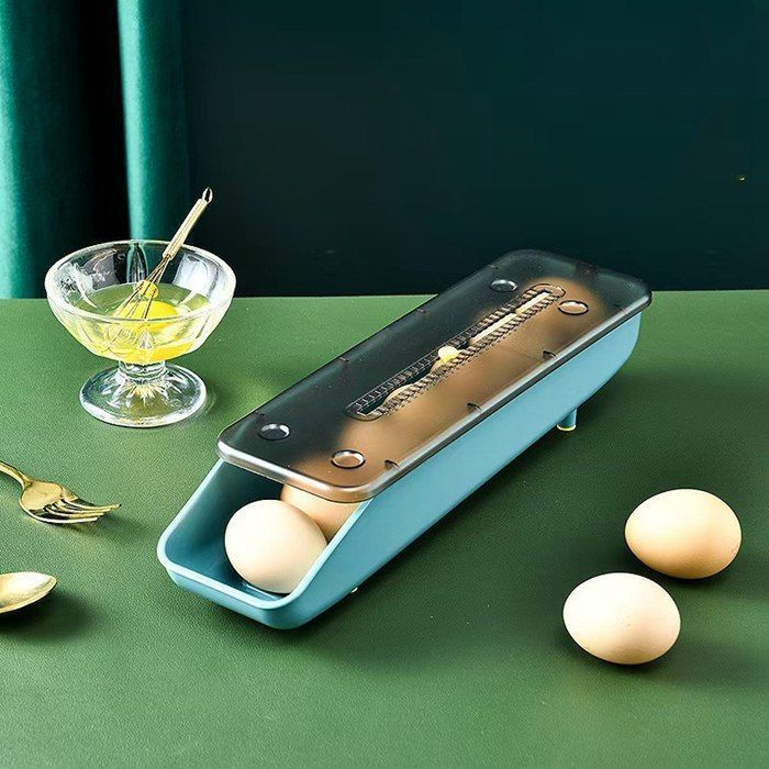 卵入れ ♥ 卵収納ボックス 自動ローリング セット冷蔵庫用 卵入り 卵収納 卵容器 収納 たまごケース 積み重ね スリム 玉子 割れ防止 省スペース 重ね置き 鮮度を保つ shoudan 01