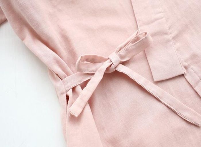  メンズ 二重ガーゼ パジャマ 甚平 七分袖 ルームウエア 無地 レディースパジャマセット 夫婦用 爽やか寝巻きセット 着物和式部屋着ペアルック xzzhang 335 甚平 着物 浴衣