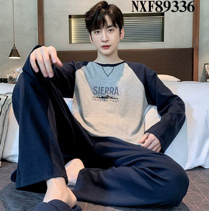 ルームウェア メンズ 上下 パジャマ 上下セット ホームウェア 部屋着 長袖 春 秋 冬 チェック 柔らかい 修学旅行 高校生 20代 30代 40代 xzzhang 177