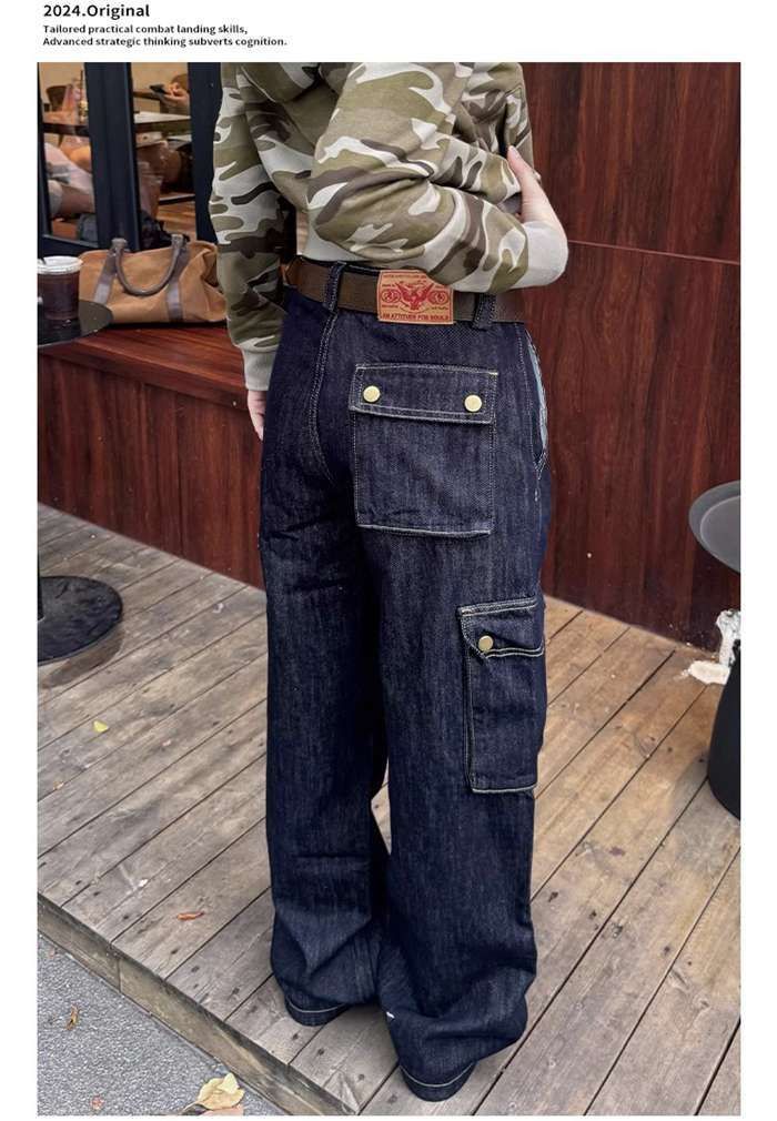 デニム カーゴパンツ