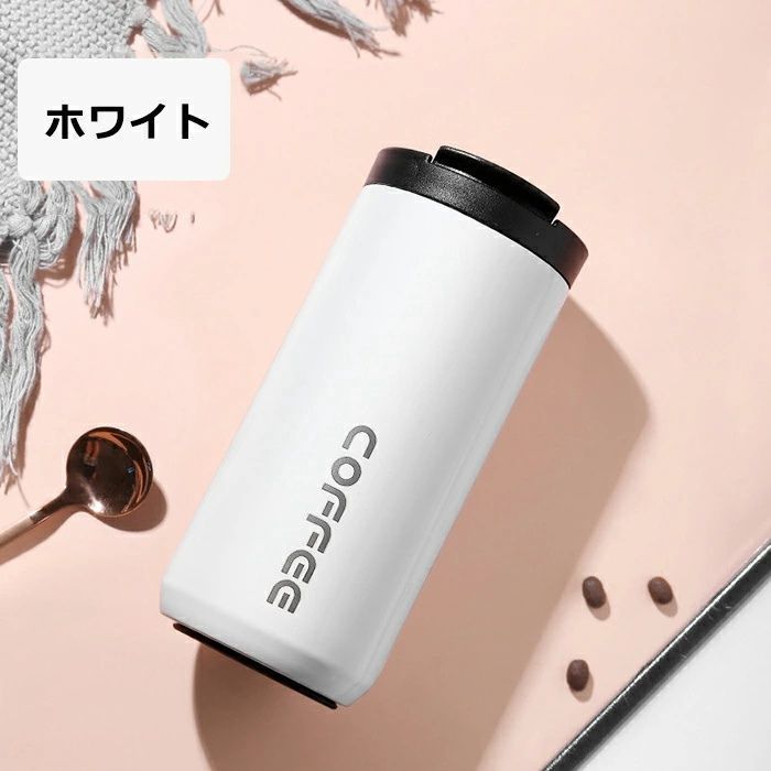タンブラー 保温 保冷 蓋付き 水筒 ステンレスボトル おしゃれ アイスコーヒー 直飲み ステンレスタンブラー 400 ml 500 漏れない 持ち運び こぼれない マグshuibeib 06