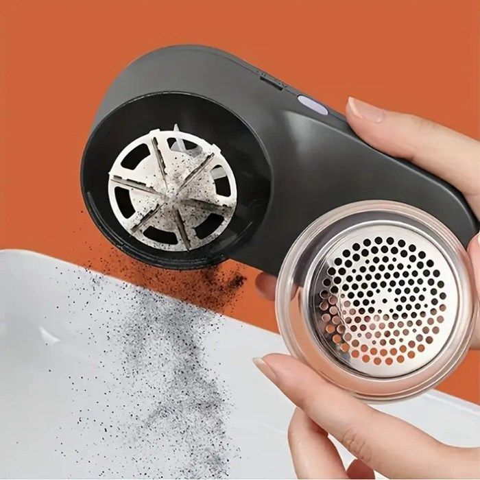 ポータブル電気毛玉取り LEDディスプレイ付きセーターファブリックシェーバー USB充電式 500 mAhバッテリー 衣類 寝具 家具 カーペット ソファに安全pindd 09