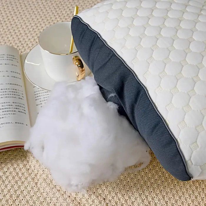 スパ品質の洗えるニットネックピロー 圧縮 家庭 ホテル 使用に最適pindd 15