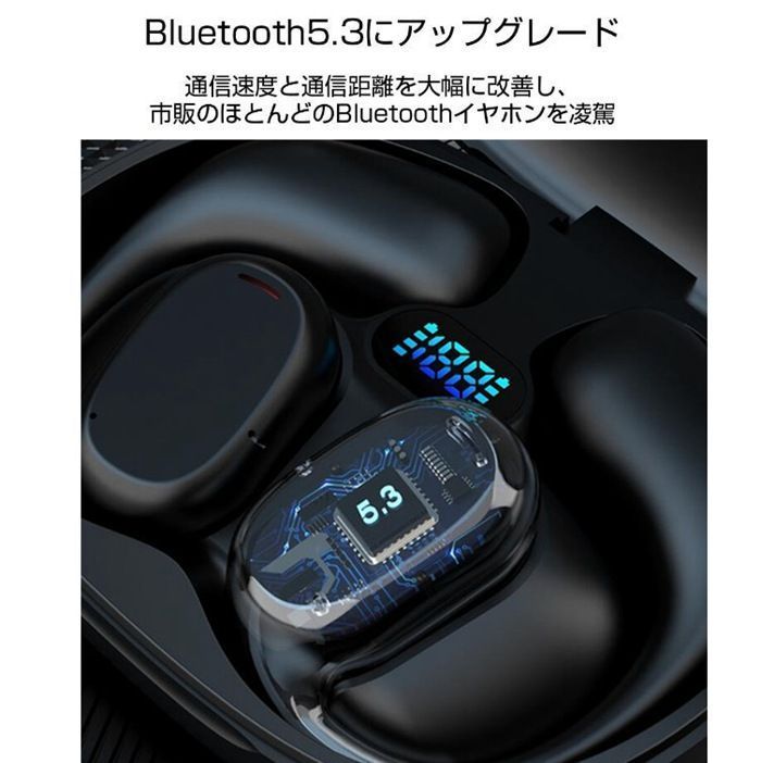 ワイヤレスイヤホン LEDディスプレイ付き Amazon.co.jp: ワイヤレスイヤホン LEDディスプレイ付き ワイヤレス