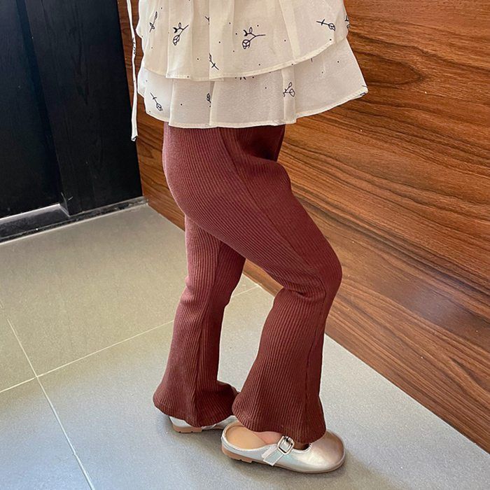 フ パンツ 女の子 キッズ 子供服 ロングパンツ 細身パンツ ボトムス かわいい カジュアル 普段使い おしゃれ 韓国ファッション 春 秋 冬 90 cm 100 110 120 130 litai 05