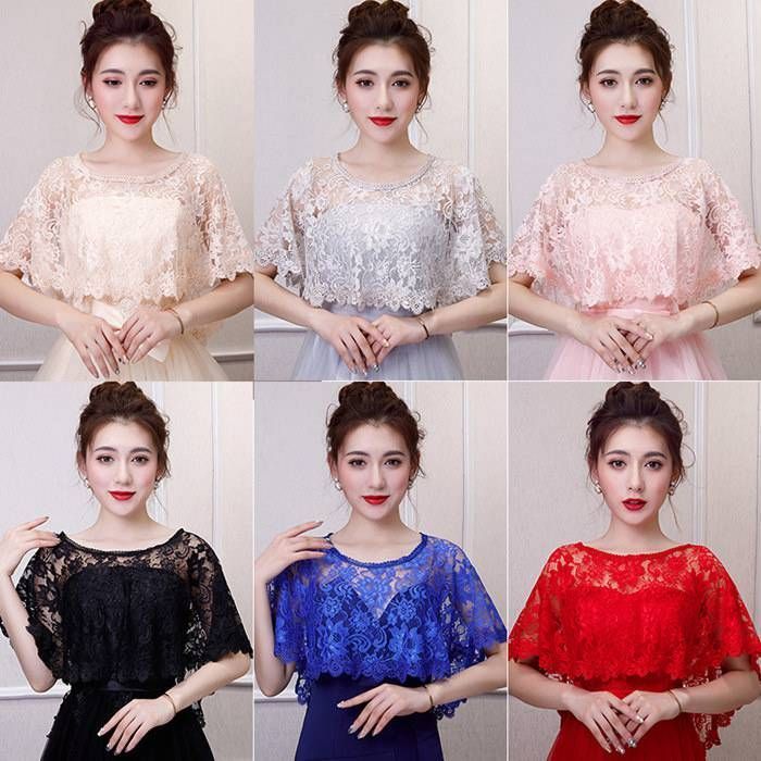 ボレロ 結婚式 ショール ウェディングボレロ ケープ 肩掛け パーティー レッド フォーマル レディースファッション お呼ばれ 発表会 結婚式ボレロ 披露宴 二次会xzzhang 126