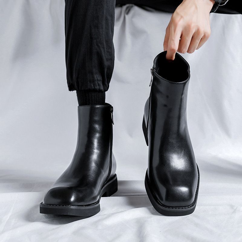 ショートブーツ メンズ ブーツ カジュアルシューズ カジュアルブーツ フォーマル ビジネスシューズ 滑り止め カジュアル おしゃれ メンズ靴 お洒落 通勤 通学 革靴 zyida 03 DZ 20