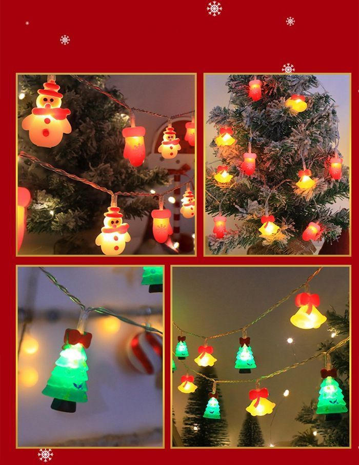 LED ストリングライト イルミネーション 40球 6 m USB給電式 ライト 飾り 中庭 パーティー イルミネーションライト ツリー用品 mengdan 04