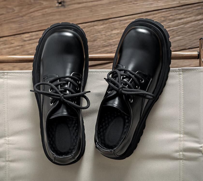 ダービーシューズ メンズ カジュアルシューズ ショートブーツ ワークブーツ 厚底 合成皮革 大人 ビジネスシューズ 紳士靴 履き易い 学生 通学 通勤 ギフト zyida 10