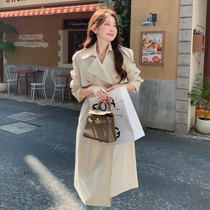 トレンチコート レディース アウター 春秋 スプリングコート コート ジャケット トレンチ ロング ロングコート おしゃれ 春物 ロング丈 軽量 無地 通勤 フォマール きれいめ 40代 50代 着痩せshijiao 02 DZ 30