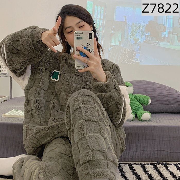  ルームウェア レディース パジャマ セットアップ 女性用 上下セット 裏起毛 あったか 可愛い ホームウエア 部屋着 室内着 長袖パジャマ 大人 防寒 保温 秋 冬 軽量 jcm 13 ルームウェア ルームウェア パジャマ