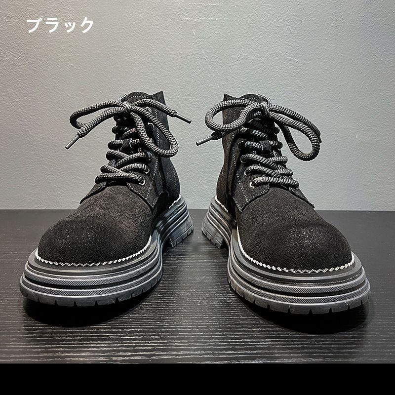 ブーツ メンズ ショートブーツ ハイカットブーツ カジュアルブーツ マーティンブーツ ワークブーツ 靴 防寒 防滑 保暖 カジュアル シンプル お洒落 厚底 男性用 30代 40代 50代 zyida 05 DZ 30