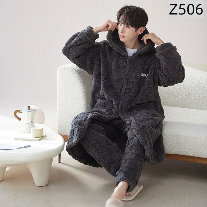 パジャマ メンズ もこもこ ルームウェア 長袖 前開き 上下セット セットアップ あったか ホームウエア 部屋着 室内着 長袖パジャマ 大人 防寒 保温 秋 冬 軽量 jcm 03