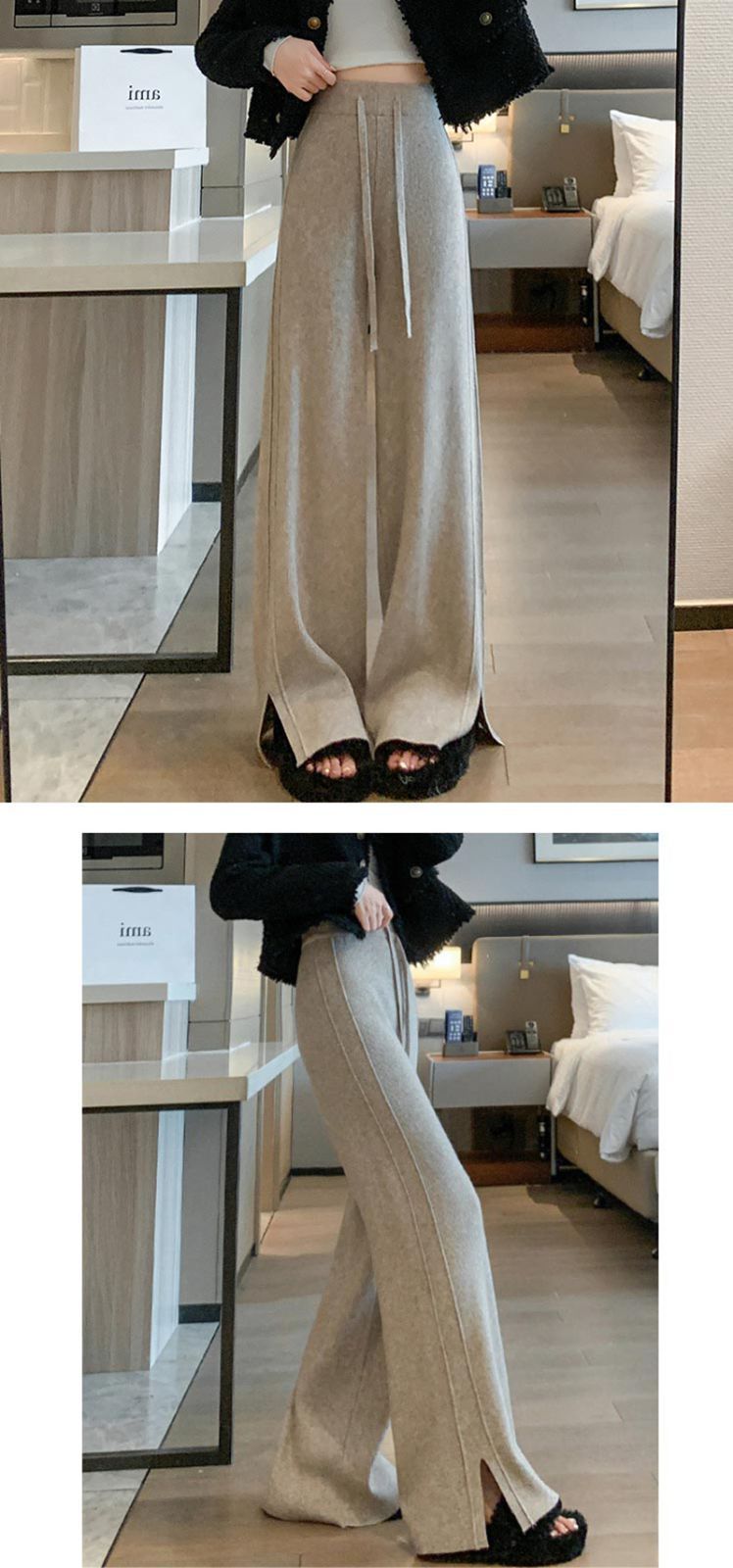 ワイドパンツ ゆったり