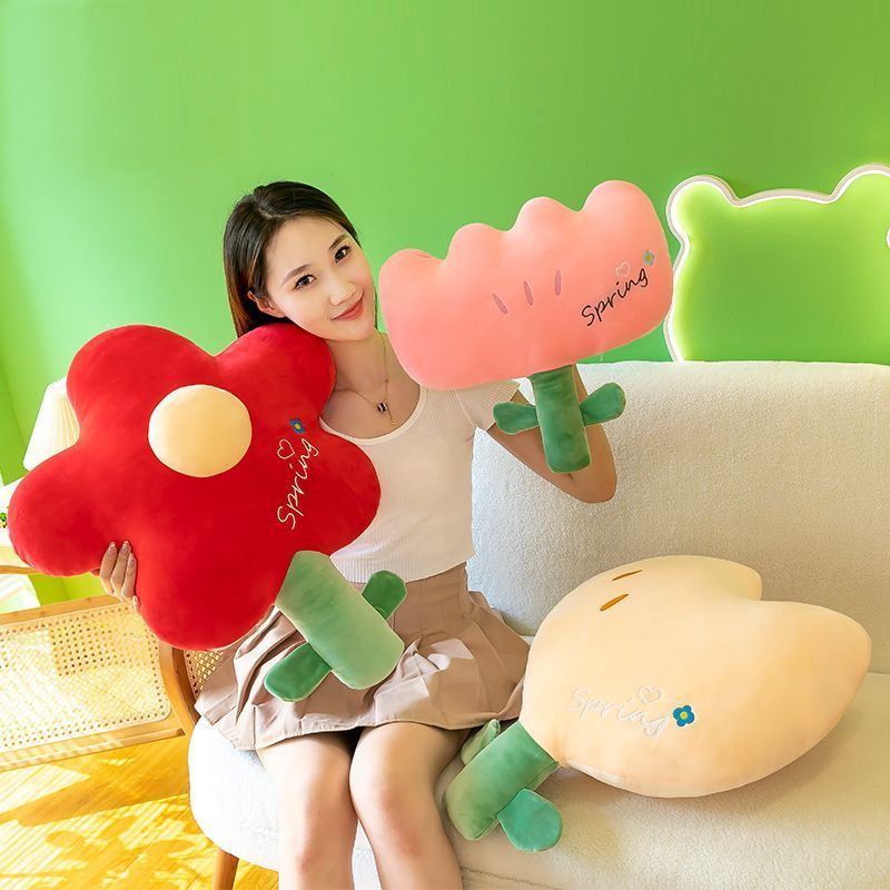 フラワー クッション 座布団 背もたれ お花 抱き枕 背当てクッション 置物 かわいい 可愛い ホーム ソファ 車 ふんわり 座る 疲れ インテリア shenbang 06