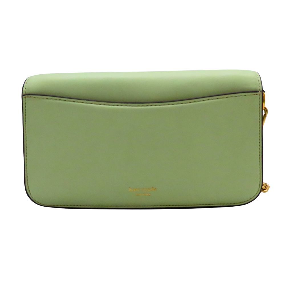 ケイトスペード Kate Spade デコ ショルダーバッグ バッグ レザー レディース グリーン系 【中古】 ケイトスペード ショルダーバッグ レザー グリーン レディース Kate