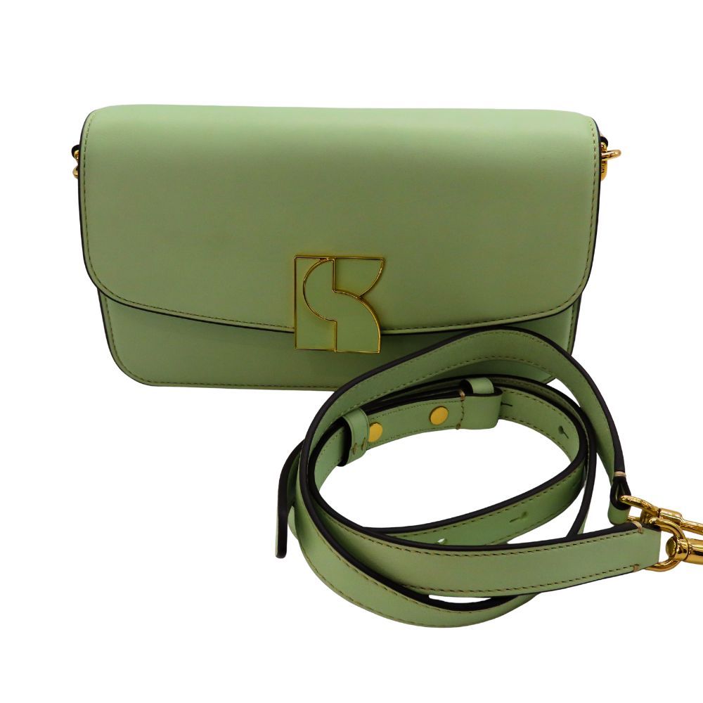 【中古】Kate Spade ケイトスペード ショルダーバッグ KC924 グリーン レザー チェーンストラップ ロゴ金具 ミントグリーン レディース A2505497 【無料ギフトラッピング承ります】 中古】Kate Spade ケイトスペード ショルダーバッグ KC924 グリーン