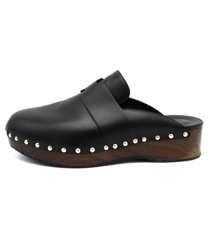 エルメス HERMES カリャ スタッズ レザー サンダル 46942