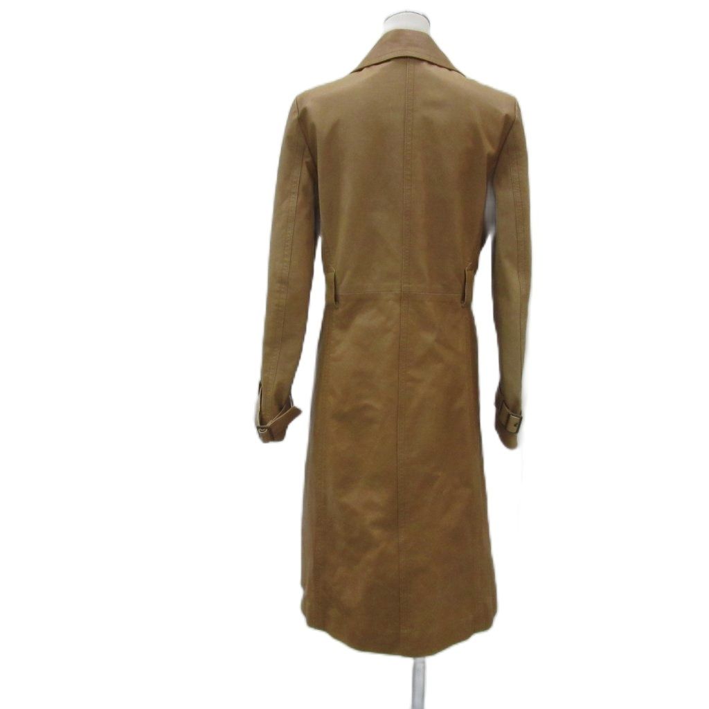 23区 オンワード樫山 トレンチコート レザーコート 38 M キャメル