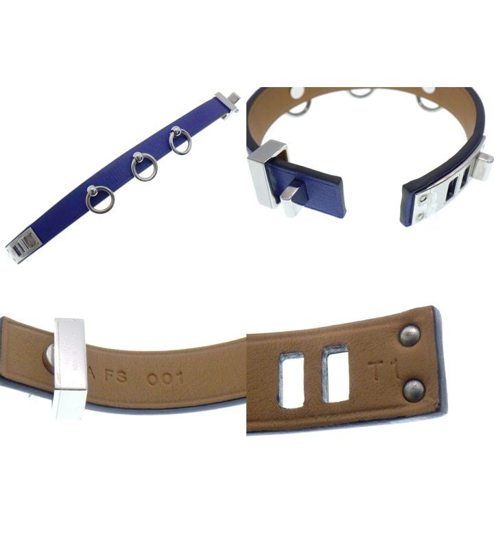  エルメス HERMES ミニドッグ A 刻印 レザー ブレスレット 46943 ブレスレット アクセサリー
