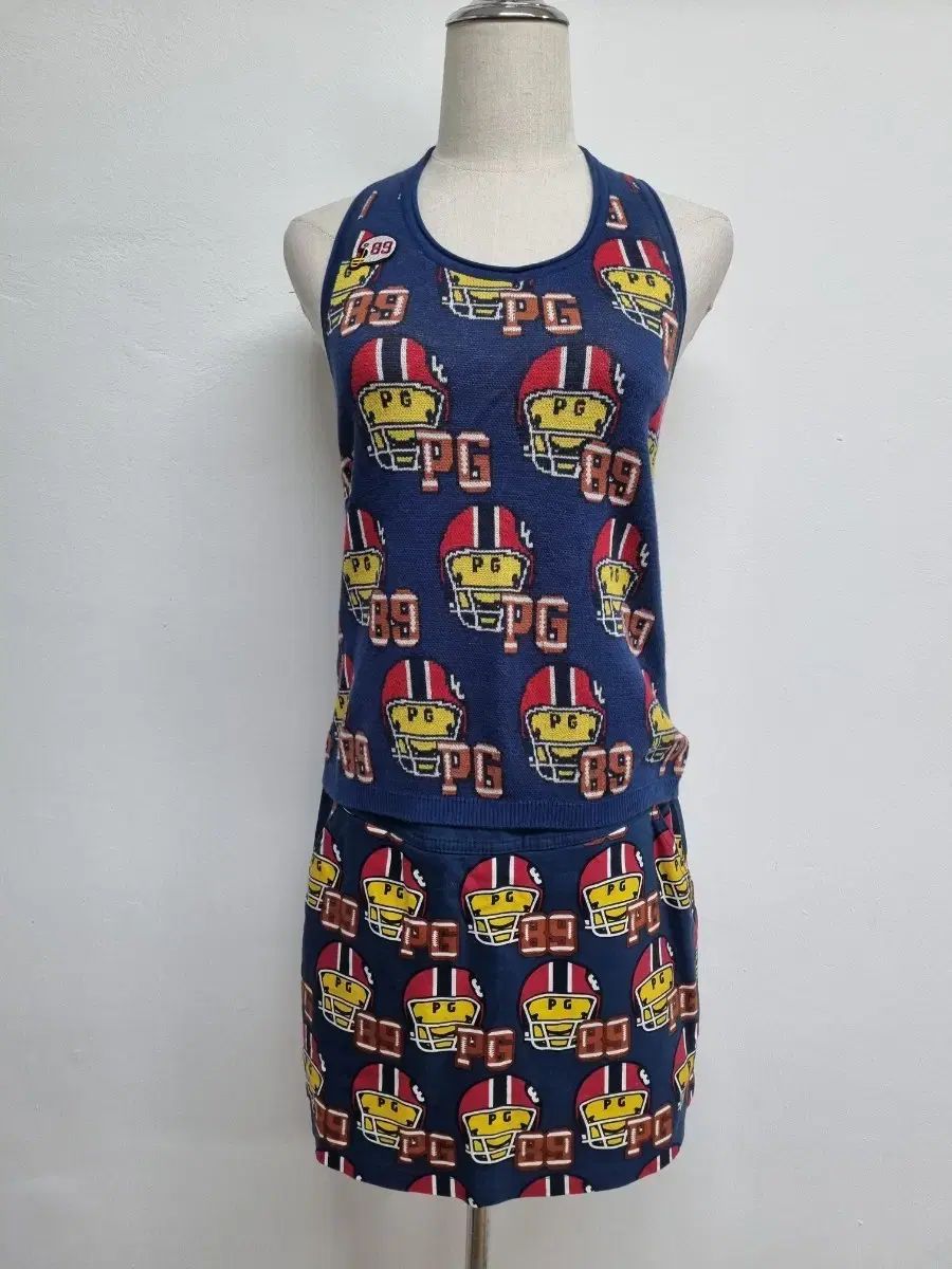 パーリーゲイツ スカート タンクトップ レディースゴルフ セット