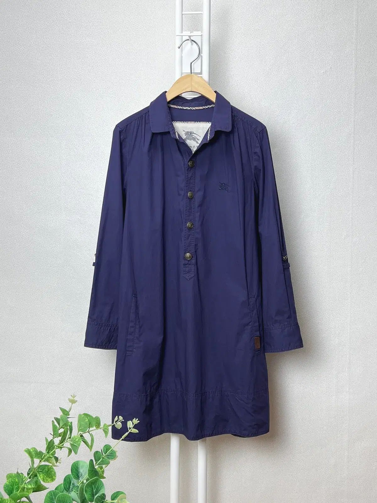 バーバリー ブルーレーベル ロング ブラウス シャツ