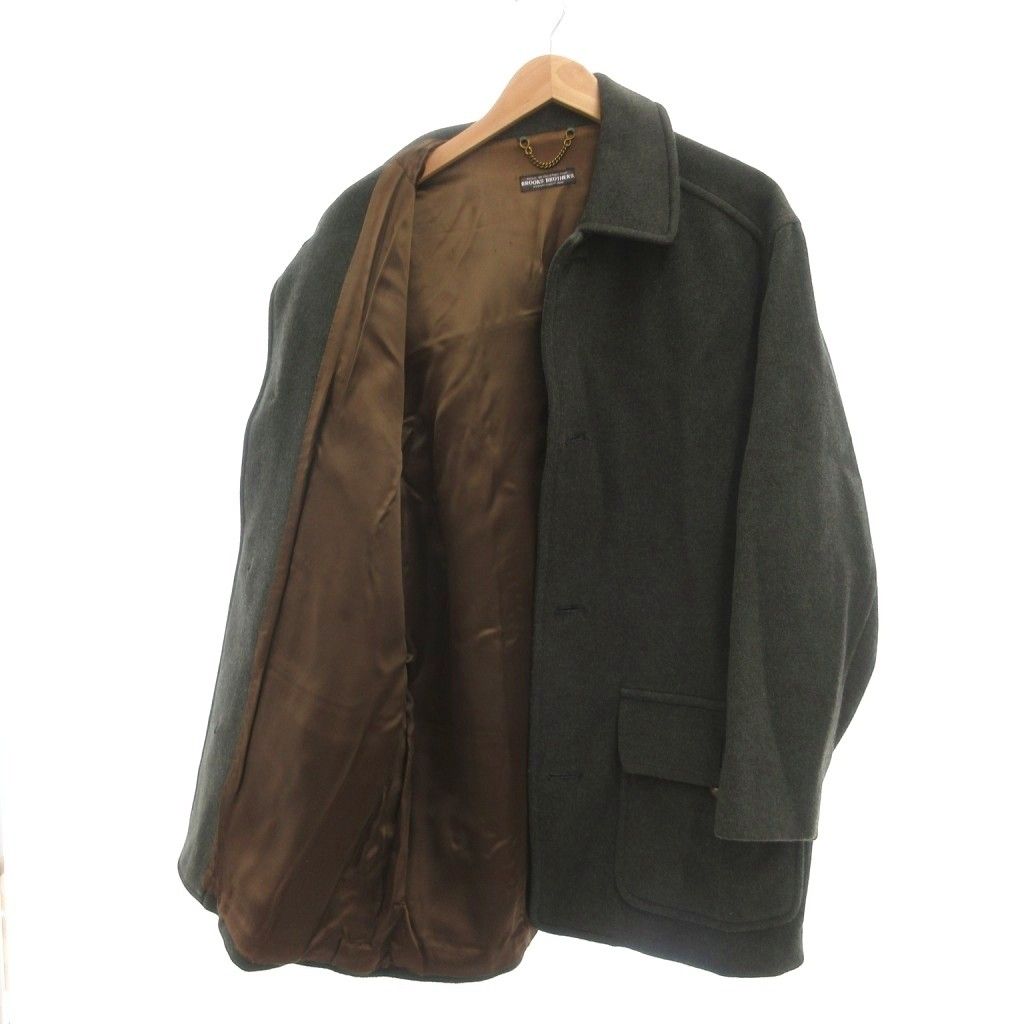 ブルックスブラザーズ BROOKS BROTHERS コート カシミヤ混 UK40 緑