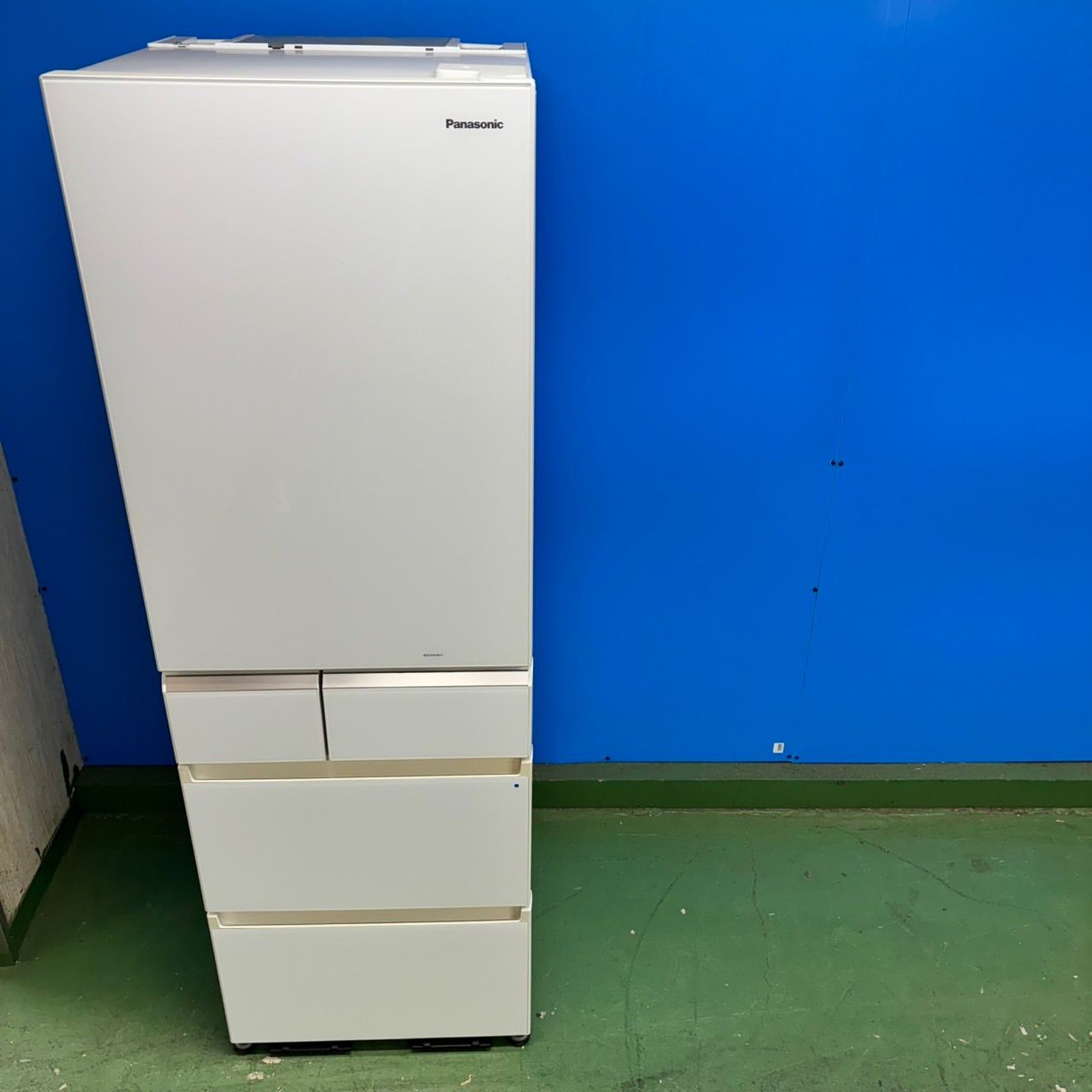 538 パナソニック 大型冷蔵庫 400L強 小型 家庭用 自動製氷 右開き