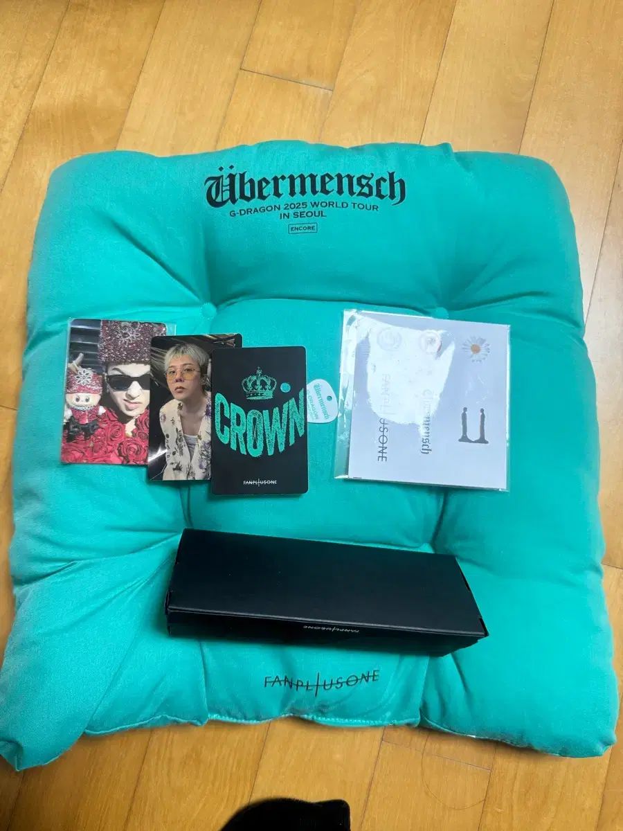 G DRAGON ジードラゴン コンサート 2日目 팸ゾーン クラウン Crown クッション メガネ