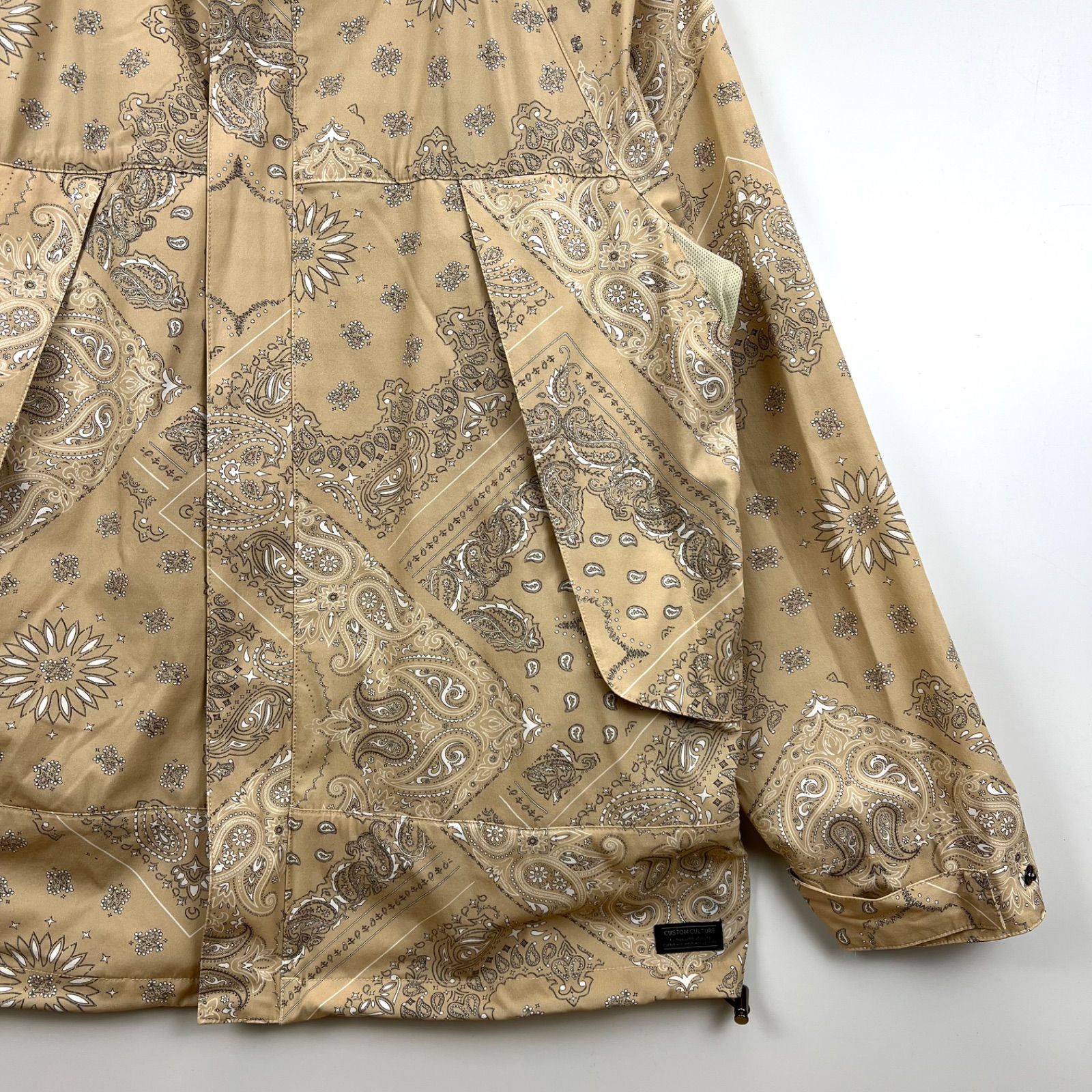 custom culture bandanna pattern mountain jacket parka 2 M 111-0802 