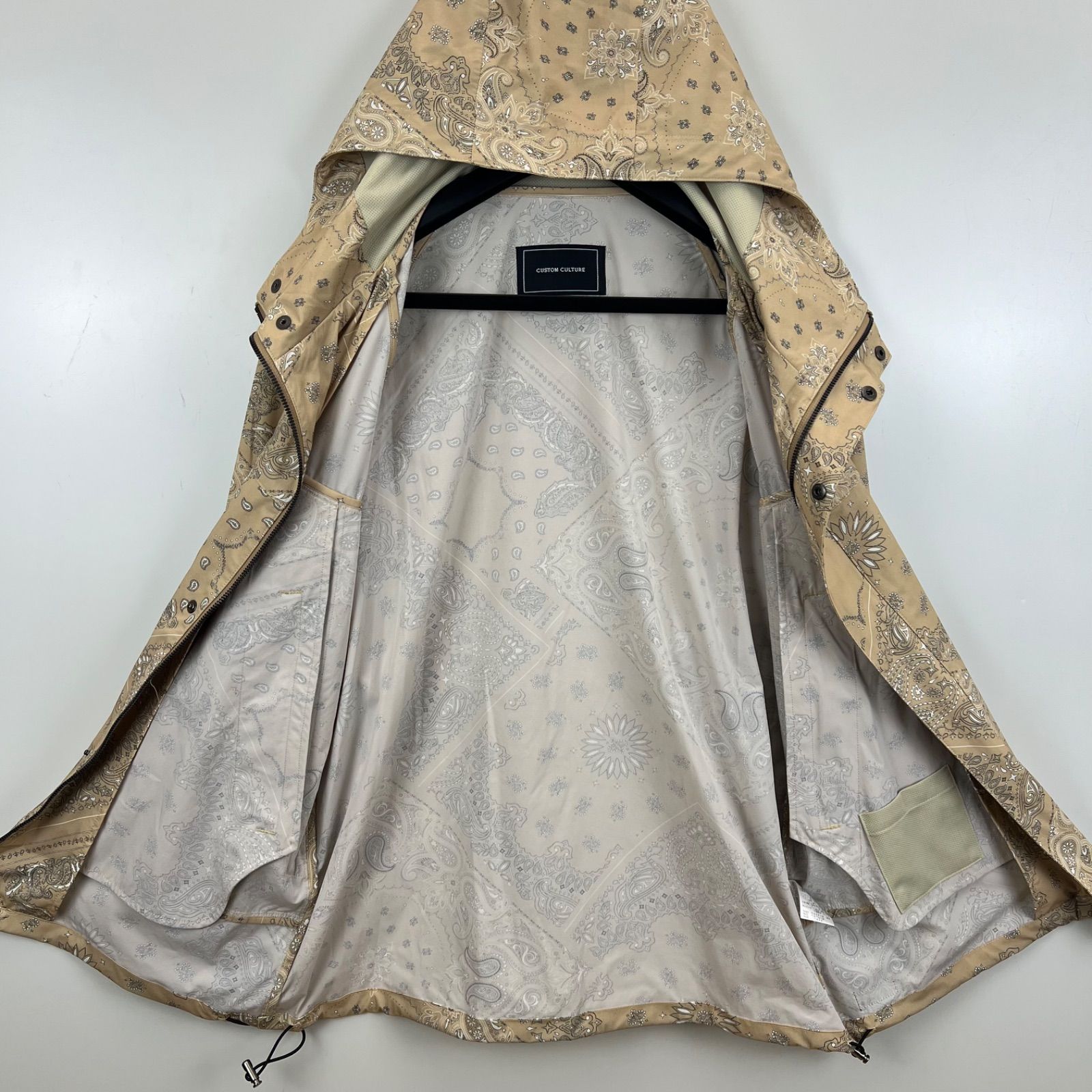 custom culture bandanna pattern mountain jacket parka 2 M 111-0802 