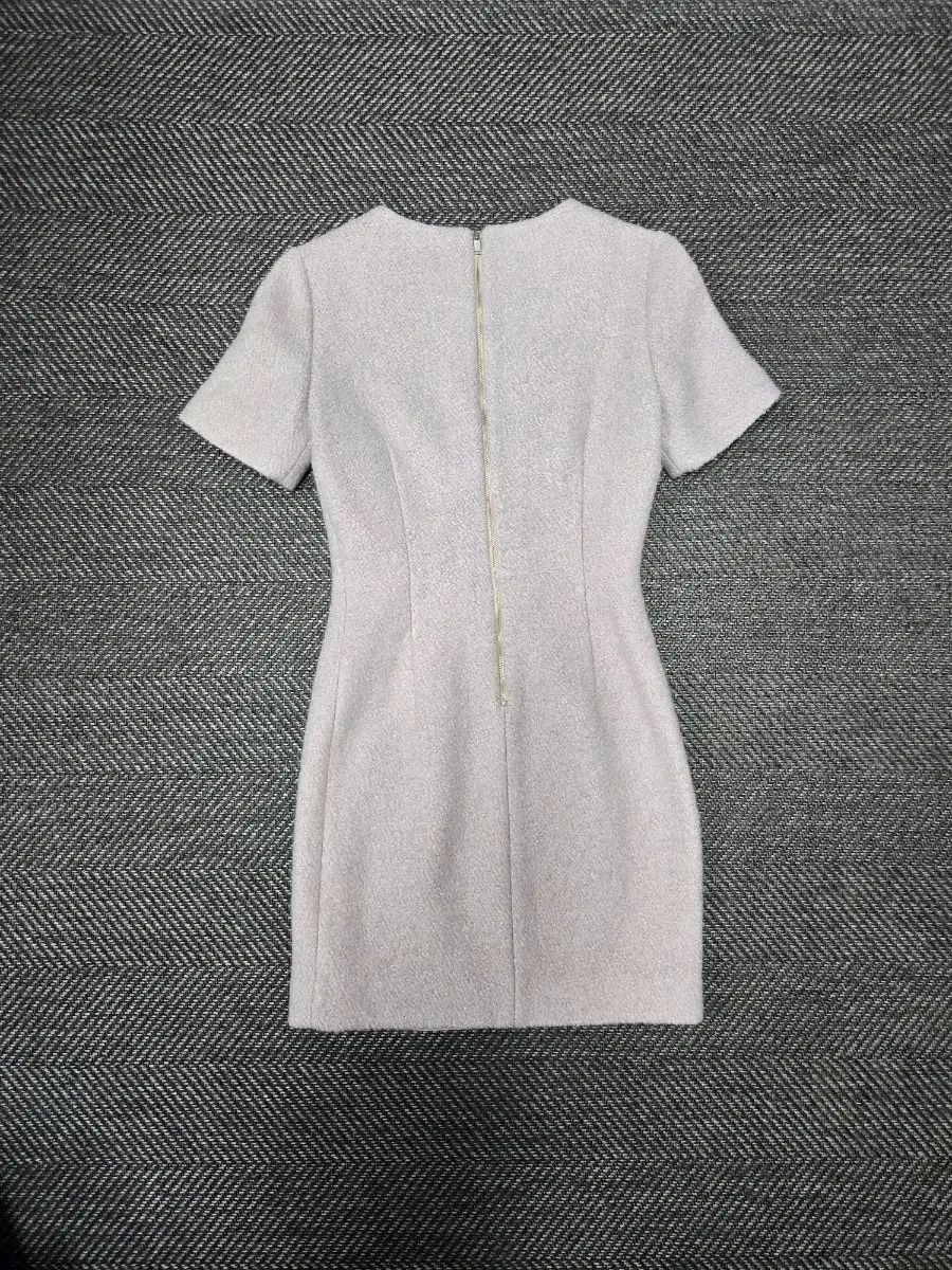 レティチェラ ウール60 ツイード 半袖 ミニ ONE PIECE