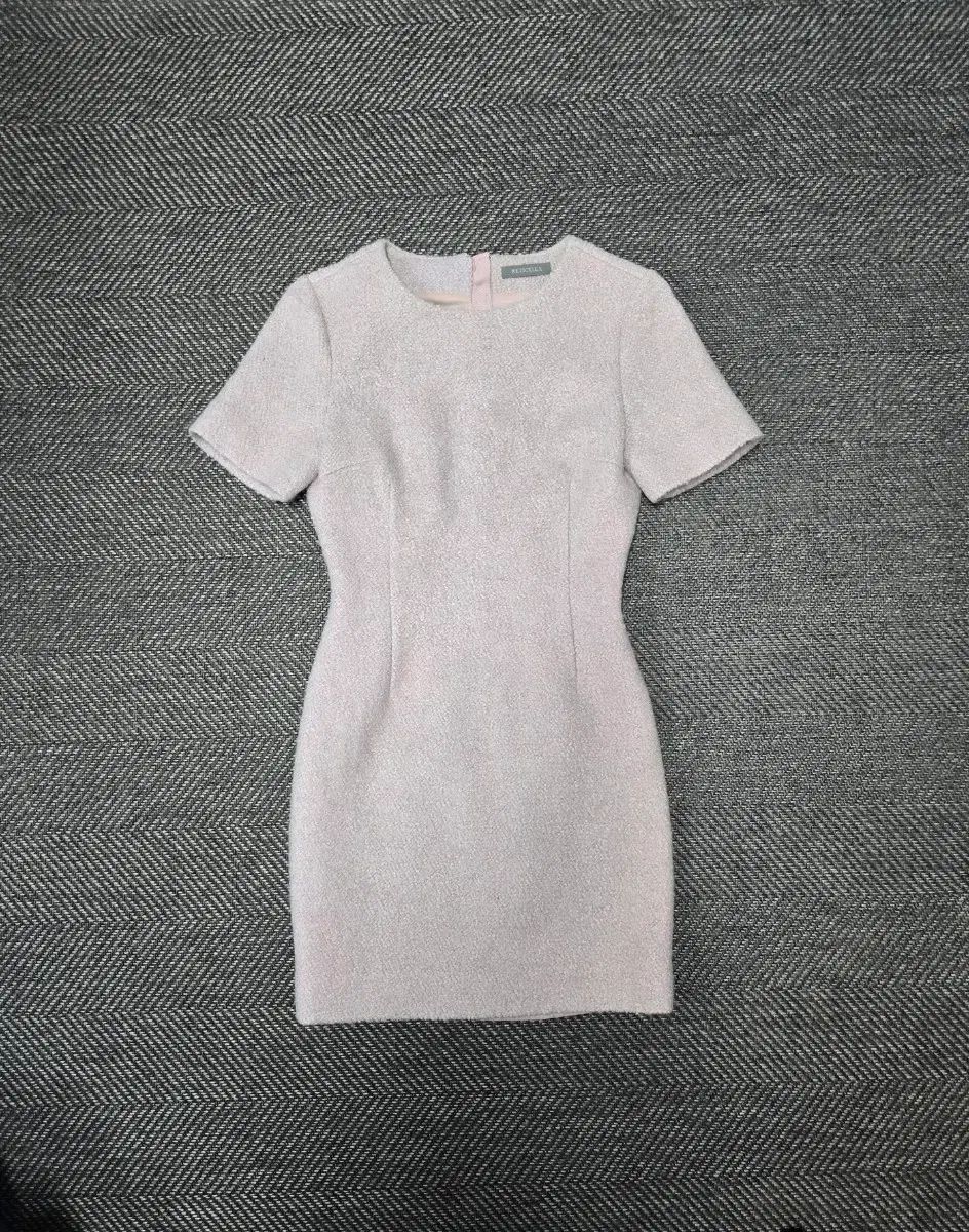 レティチェラ ウール60 ツイード 半袖 ミニ ONE PIECE