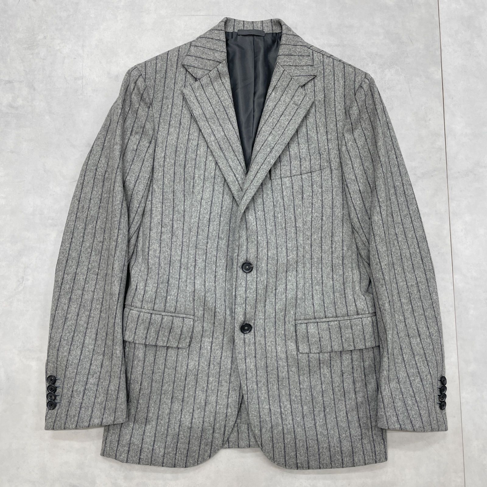 De Petrillo デ ペトリロ セットアップ スーツ 46 M〜L程 De Petrillo デ ペトリロ スーツ セットアップ ダブル 4B ウール