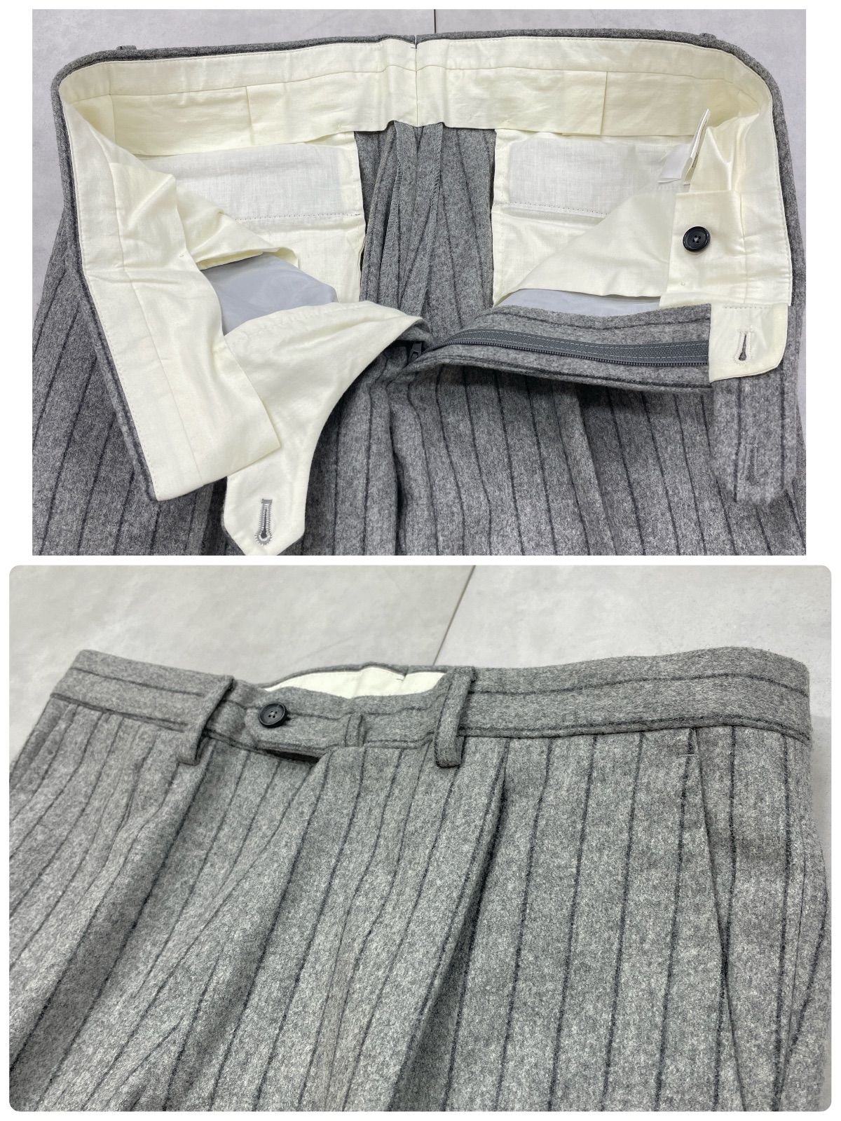 De Petrillo デペトリロ スーツ セットアップ フランネル ペン