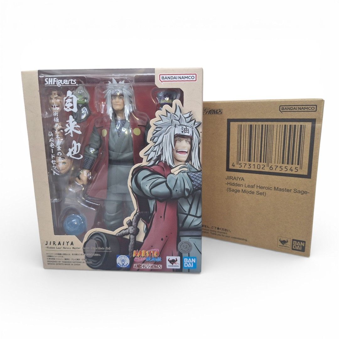 S H Figuarts NARUTO ナルト 疾風伝 自来也 仙術 めし木ノ葉の豪傑 仙人モードセット