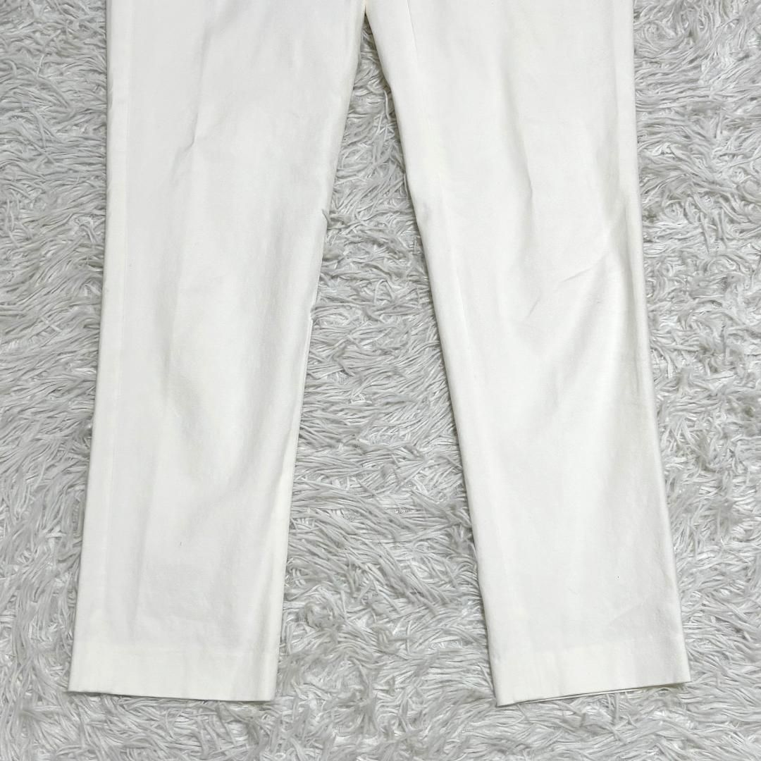  theory コットンスラックス テーパード 2 ホワイト チノパン パンツ