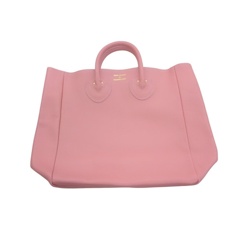YOUNG&OLSEN ピンクレザーバック 98 美品 YOUNG＆ OLSEN ヤングアンドオルセン レザー トートバッグ