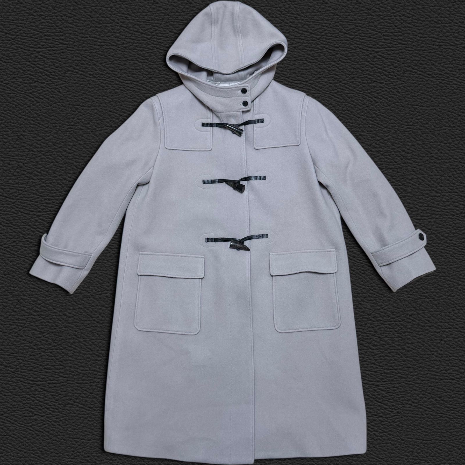 美品】J.PRESS Jackal 140s ソフトメルトン ダッフルコート 11 ジェイ